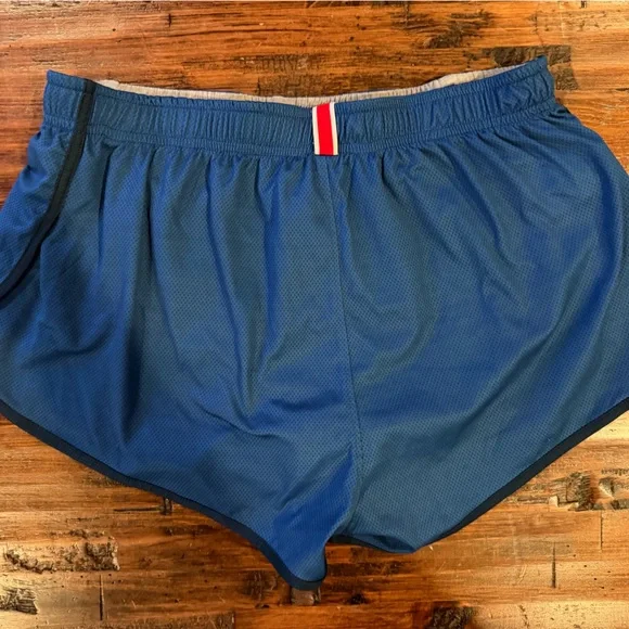 Tracksmith Blue Athletic Shorts - Picture 2 of 3